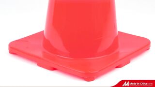 Road Safety Manufacturer PVC Reflective Flexible Traffic Cone, PVC Traffic Cone, Road Safety Cone