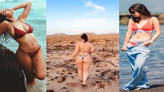 Trending video clips of girls at the beach in bikinis