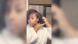 Stretching 101: Achieving Day 5 Volume on Day 2 #naturalhair #bandingmethod #type4hair #curlyhair