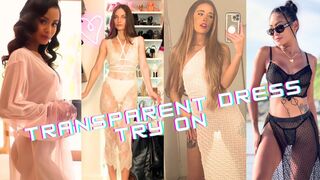 Transparent And See Through Dress -Use Your Imagination |Try on haul 3 #sheerdress #Underwear