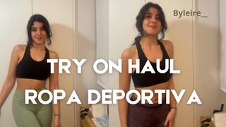 ????????‍♀️TRY ON HAUL-Probándome ropa de deporte????????‍♀️ byleire__