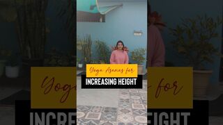 How To Increase Height Fast? #yoga #heightincrease #ytshorts #youtubeshorts #trending #viral #hit