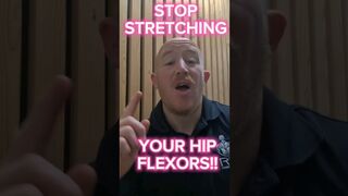 STOP STRETCHING YOUR HIP FLEXORS!! #hipflexor #hipflexorstretch #teamnostretch