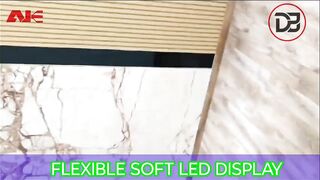 Soft flexible LED displays: Curve led Screen Installation @drsculptclinic2562