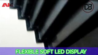 Soft flexible LED displays: Curve led Screen Installation @drsculptclinic2562