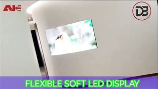 Soft flexible LED displays: Curve led Screen Installation @drsculptclinic2562