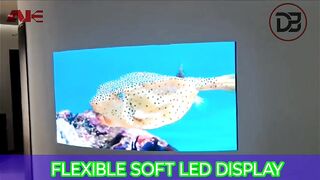 Soft flexible LED displays: Curve led Screen Installation @drsculptclinic2562