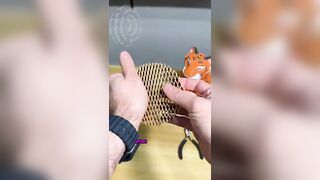 Extremely flexible, squeezable and satisfying fidget