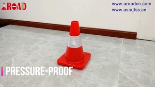 PVC Reflective Flexible Traffic Cone for Road Safety, Traffic Cone, PVC Traffic Cone