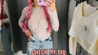 See-through Try On Haul Women Clothes | Fully Transparent Lingerie | Very revealing!????