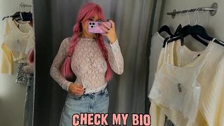 See-through Try On Haul Women Clothes | Fully Transparent Lingerie | Very revealing!????