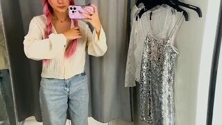 See-through Try On Haul Women Clothes | Fully Transparent Lingerie | Very revealing!????