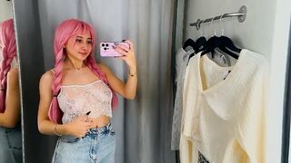 See-through Try On Haul Women Clothes | Fully Transparent Lingerie | Very revealing!????