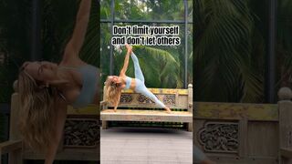 Intermediate yoga poses. #yoga #yogapractice #split #fitover40 #ytshorts