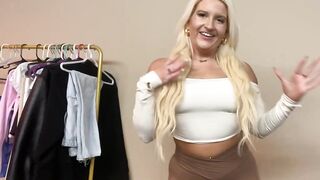 light transparent leggings and tops collective try on haul + styling