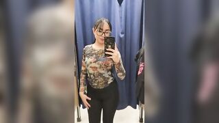 Transparent Try On Haul in the Fitting Room! #haul #tryon #leggings