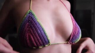 Micro Sling Bikini Review and Try On Hau #fyp #freefire #transparent