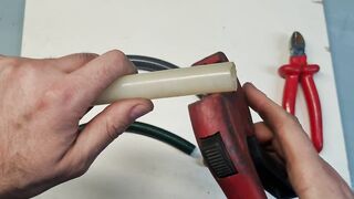 How to cut rigid, flexible, rubber plastic pipes easily, quickly and straight with pipecutter