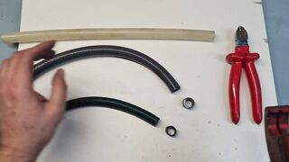 How to cut rigid, flexible, rubber plastic pipes easily, quickly and straight with pipecutter