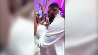 Boluwatiwi Flexible Dance Moves With Hubby (Kunle Remi)???????????? on her Wedding Day