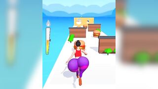 Twerk Race 3D - Running gameplay #shorts #youtubeshorts