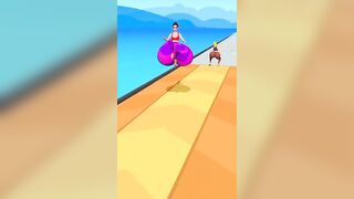 Twerk Race 3D - Running gameplay #shorts #youtubeshorts