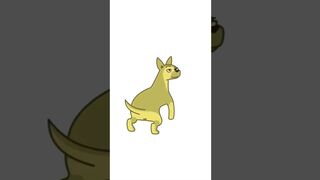 animation dog twerk touch it (cartoon animation) #shorts #animation #cartoon #funny #dog #viral