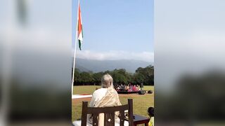 Sadhguru on #RepublicDay of #Bharat 2024 at Isha Yoga center