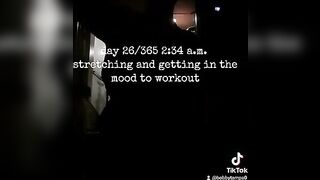 day 26/365 #aldia #kele #shyyee22 #workout #intermittentfasting #weightlossjourney #stretching