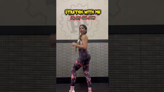 STRETCH WITH ME ???????????????? #workoutvideo #gymworkout #stretching #flexibility