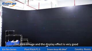 Indoor Flexible LED Wall丨EA-Flex Indoor Soft Flexible LED Display