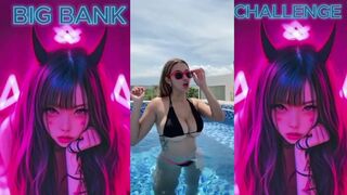 latest big bank tiktok challenge ???? ???????? #tiktok #twerk #bank #bigbank#usa #snow