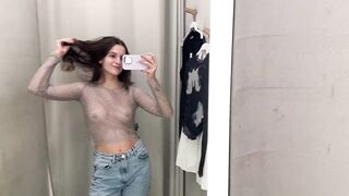 Transparent Clothes Try on Haul with Emily | See through try on