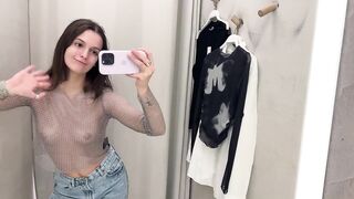 Transparent Clothes Try on Haul with Emily | See through try on