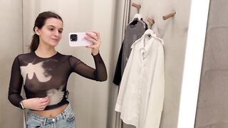 Transparent Clothes Try on Haul with Emily | See through try on