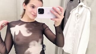 Transparent Clothes Try on Haul with Emily | See through try on