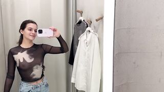 Transparent Clothes Try on Haul with Emily | See through try on