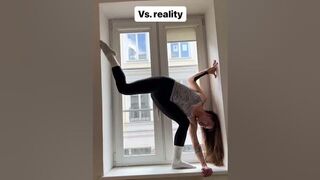 IG vs. reality ???? #flexibility #flexible #flexibilitygoals #stretching #poledance #poledancelife