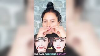 ????♨️droopy anti-aging mouth yoga, wrinkles free face,Korean smilelips cornor lips try it#shorts