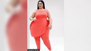 Curvy Confidence_ Plus Size Lingerie Fashion Model Sexy Dresses #plussize #lingerie #tryonhaul