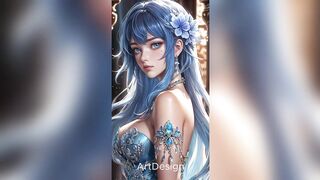 4K AI Art. Lovely Anime Ai Models in Lingerie. LookBook. #2