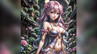 4K AI Art. Lovely Anime Ai Models in Lingerie. LookBook. #2