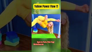 ???? The Yellow Tuesday Yogi's Flexible Routine, Gym & Park Edition!
