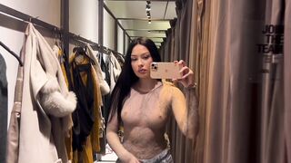 [4K] Transparent Clothing | Try on Haul with Amy