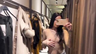 [4K] Transparent Clothing | Try on Haul with Amy