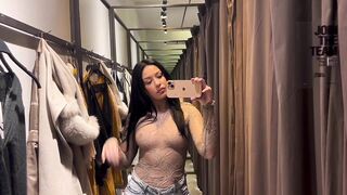 [4K] Transparent Clothing | Try on Haul with Amy