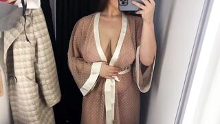 See Through Try on Haul | Transparent Lingerie Robes