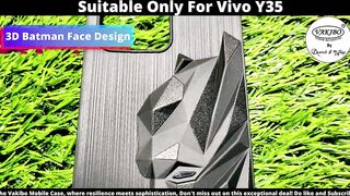 Vakibo 3D Batman Case Soft Flexible For Vivo Y35 #premiumcase
