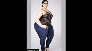 Plus Size Sexy Tight Jeans Bodysuit Try On Haul #plussize #lingerie #tryonhaul