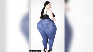 Plus Size Sexy Tight Jeans Bodysuit Try On Haul #plussize #lingerie #tryonhaul